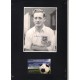 Signed picture of England footballer Tom Finney. 